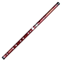 auto paint finish cdefg key separable wine color with transparent line musical instrument handmade woodwind bamboo flute dizi