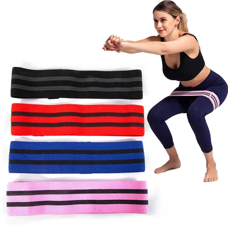 Fitness Rubber Band Elastic Yoga Resistance Bands Set Hip Circle Expander Gym Home Sport Leg Thigh Butt Squat Glute Equipment |