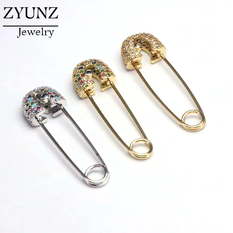 

3 пары, лето 2020, Новое поступление, Модные женские ювелирные изделия, белая Радуга cz, безопасные серьги-кольца