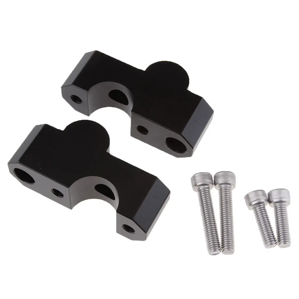

CNC Motorcycle Handle Bar Clamp Riser for R1200GS ADV 2014-2017 Black