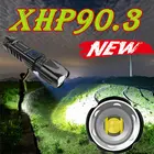 2021 Новинка Прямая поставка XHP90.3 самый мощный светодиодный фонарик 9000 лм usb зум тактический мини фонарь 26650 перезаряжаемый аккумулятор