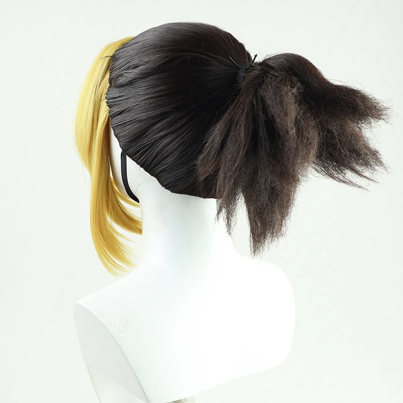 Парик для косплея Makio Tengen из термостойких синтетических волос рассекающий