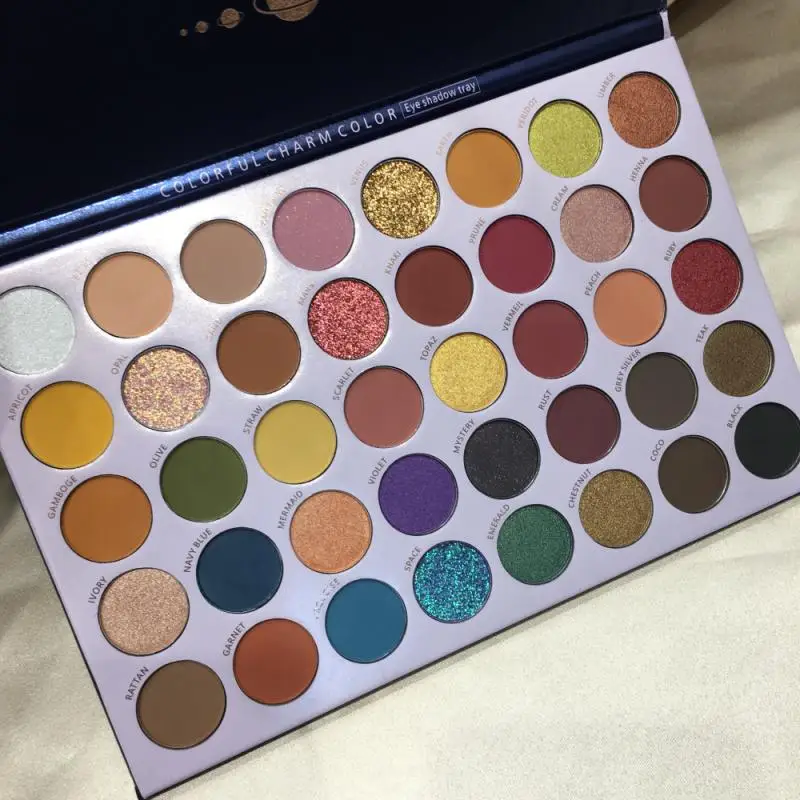 Beauty Glazed 40 оттенков мерцающий матовый макияж тени для век Палитра водостойкие