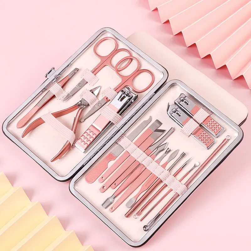 

Nail Clippers Set Stainless Steel Manicure Pedicure Tools Nail Scissors Ear Spoon Nail Care