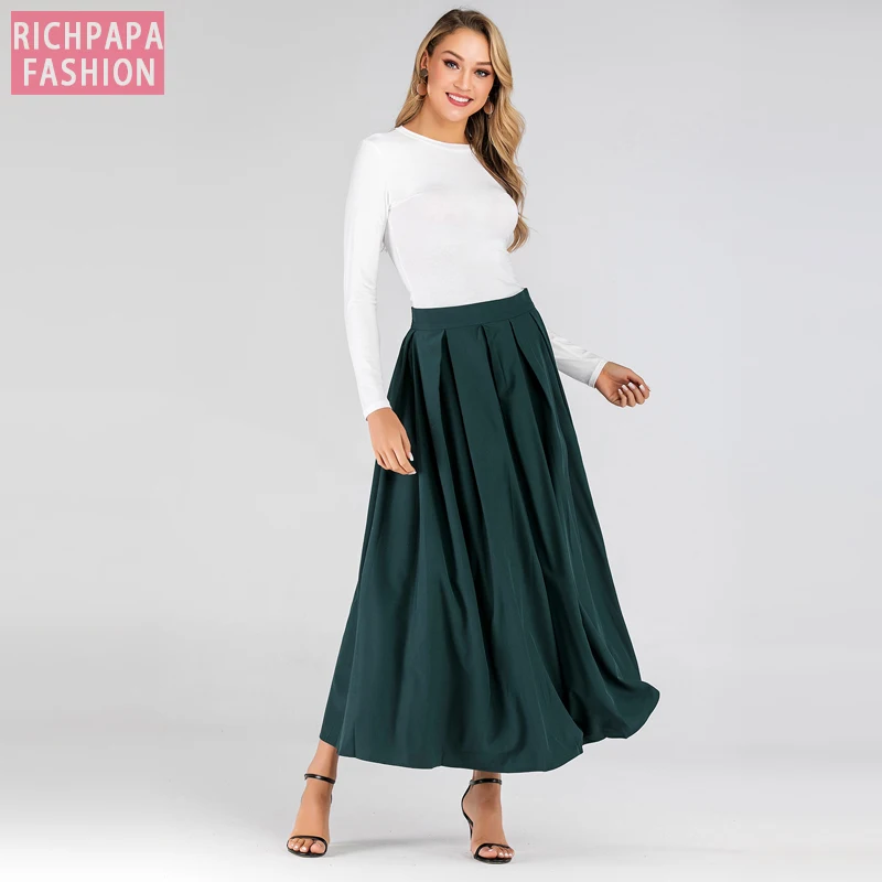 Кафтан абайя Турция Дубай Арабская мусульманская юбка Абая для женщин Турецкая