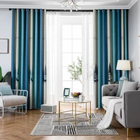 modern blackout curtains striped deer pattern for living room window bedroom shading ready made finished drapes blinds b 2jl488