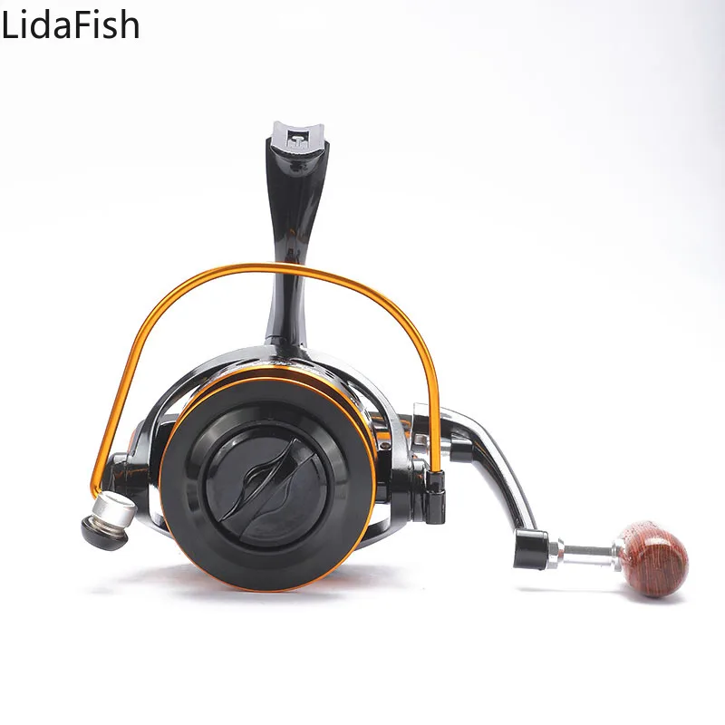 1000-7000 Series Metal Spool Spinning Reel 8KG Max Drag Power Fishing Reel for Bass Pike Fishing enlarge