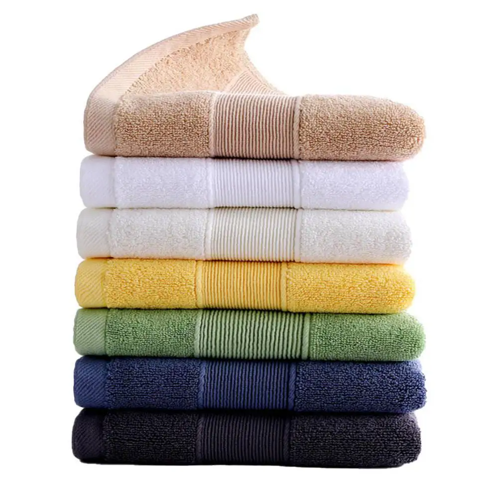 

100% Cotton Face Towel Pure Color 32 ply yarn Thick Soft for Adults 1031