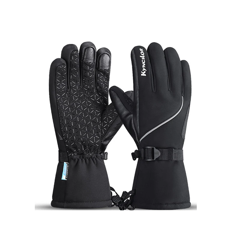 

Outdoor sports men and women riding with thick warm warm waterproof movement touch-screen ski gloves