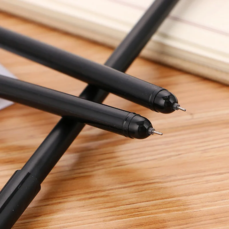 

1pcs Cartoon Gel Pen Cute Stationery 0.38mm Cute Pens Student Black Gel Pens Kawaii Pen Office Stationery Kawaii School Supplies