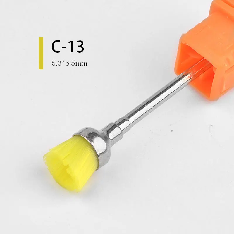 C13 13 Tpyes металлический роторный сверло для ногтей, кутикулы, фрезы для маникюра, пилочки для ногтей, Электрический фрезерный шлифовальный станок, аксессуары, инструменты - Цвет: C13