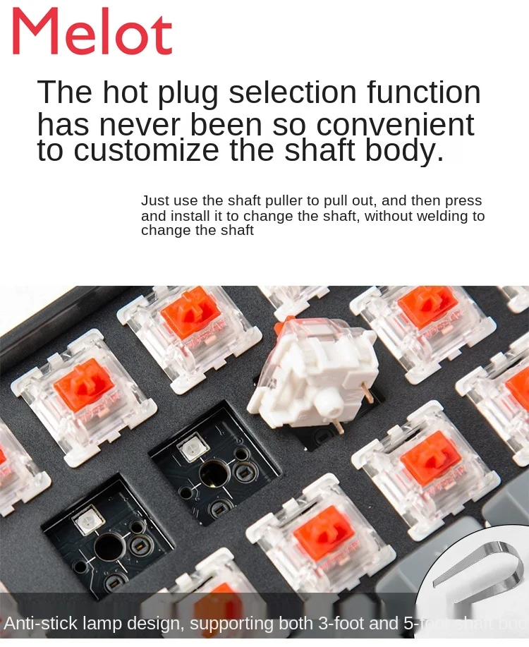 bluetooth wireless keyboard office tablet computer mac mechanical keyboard 87 key red axis wired dual mode external notebook free global shipping