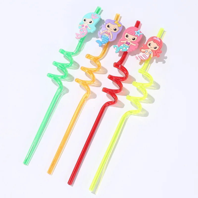 4 шт. милые вечерние украшения Русалочки для детского душа дня рождения детские