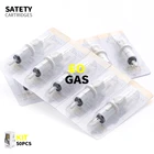 Картриджи одноразовые для перманентного макияжа бровей, 50 шт.