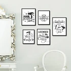 Красота Парикмахерская парикмахера подарки парикмахерской настенный художественный холст картина парикмахерский салон цитатой жизни плакат Настенные картины для декора