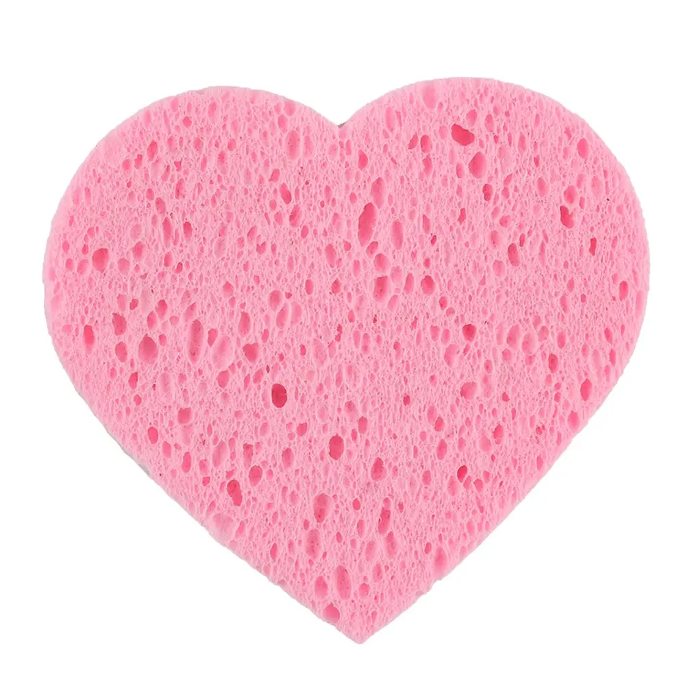Сердце Форма безболезненной эпиляции губка для депиляции двусторонний коврик
