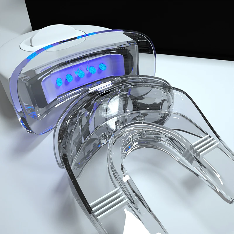 Зубное отбеливание зубов светодиодный синий лазер 35% CP перекись Отбеливание