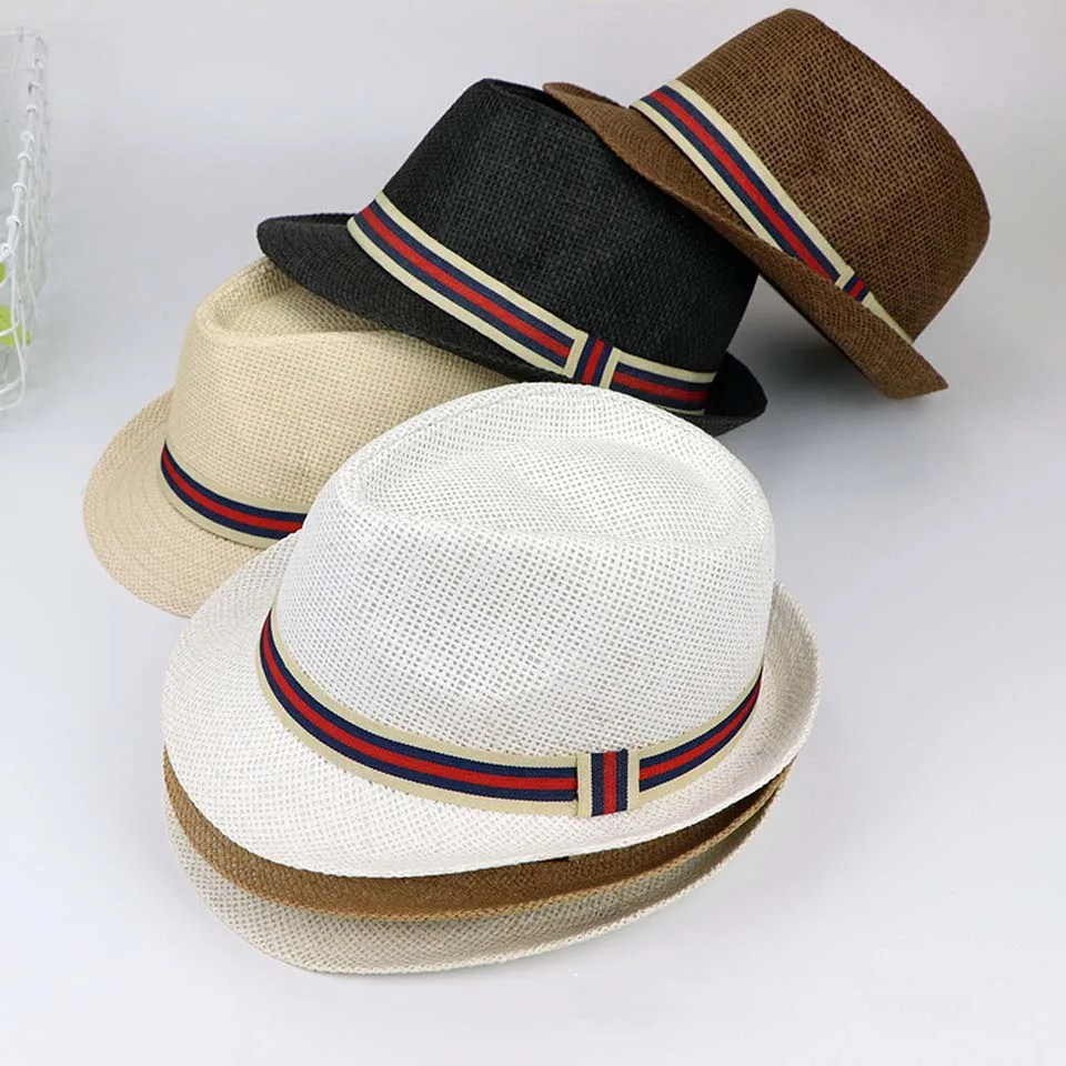 Летняя шляпа от солнца Britsh Повседневная Соломенная для отдыха в Панаме женская
