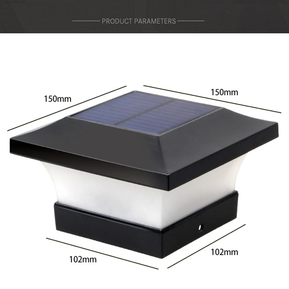 

Garden Waterproof Outdoor Solar Light Solar Pillar Lighthouse Decoration Solar Light Door Fence Wall Paddock Bungalow Solar Lamp