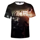 Футболка мужская с 3D принтом игры Escape of Tarkov, уличная одежда в стиле Харадзюку, Повседневная рубашка в стиле хип-хоп, на лето