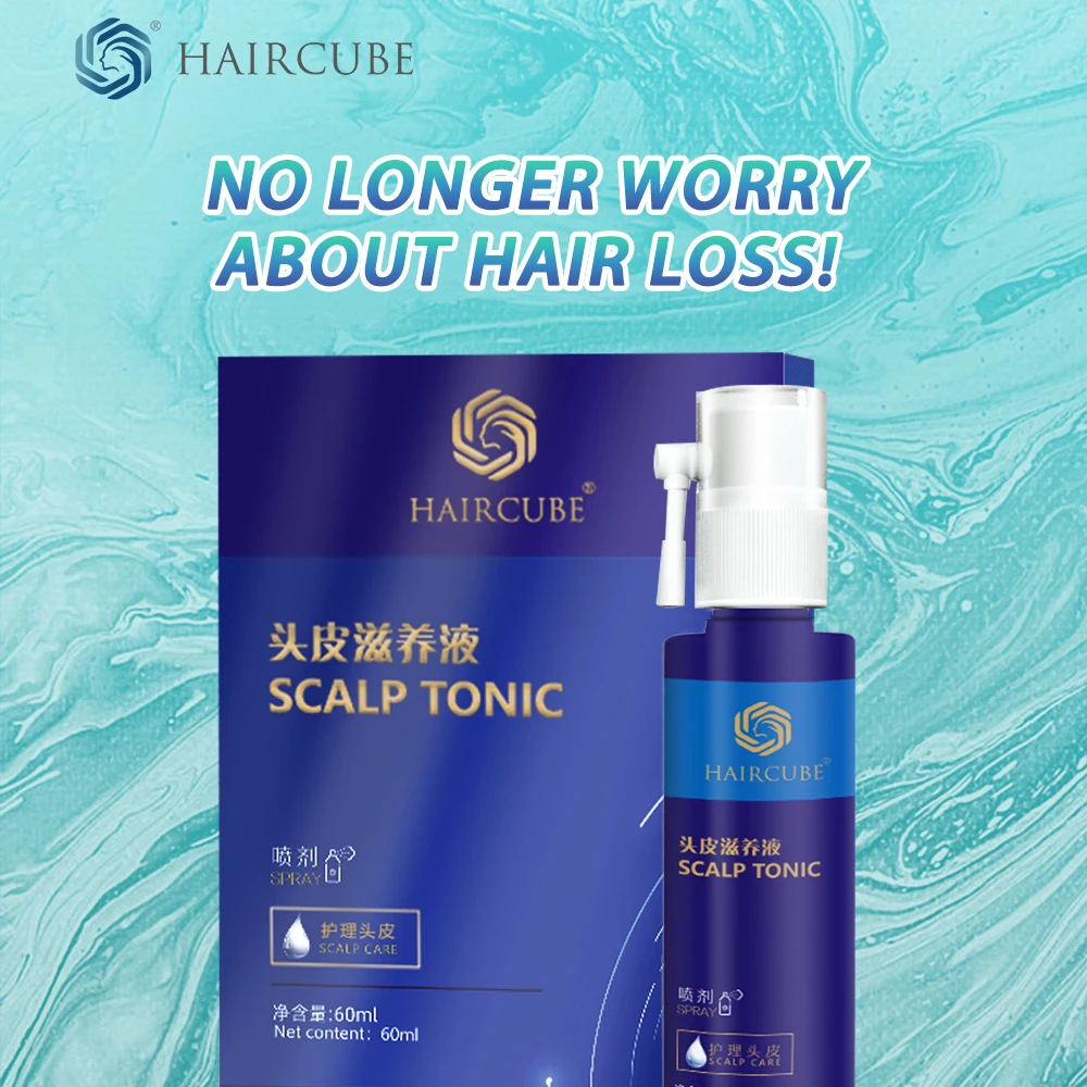 HAIRCUBE спрей для роста волос натуральный травяной чай здоровья продукты против