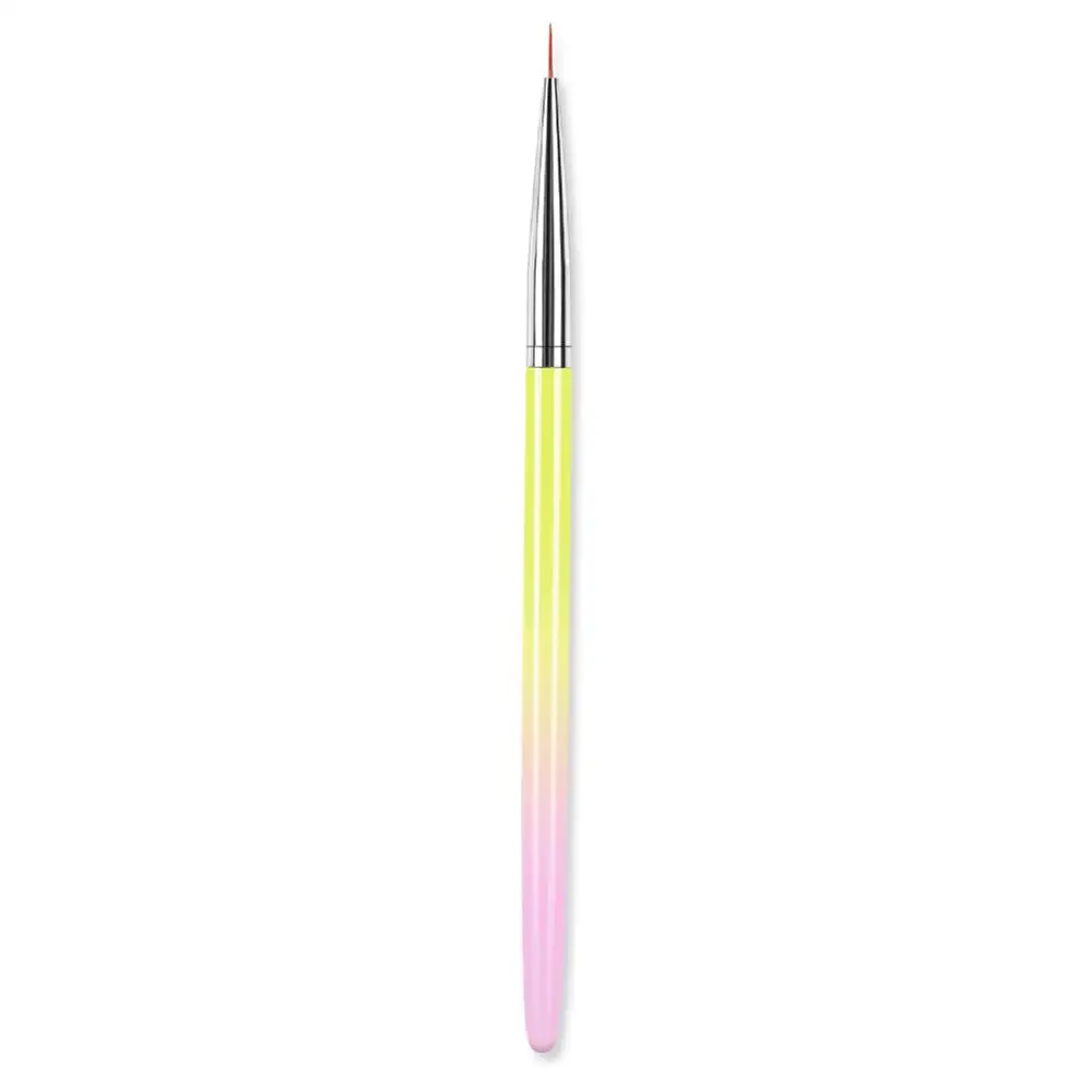 Line Drawing Pen COSCELIA УФ-Гелевая Кисть лайнер ручка для рисования акриловая кисть для рисования ногтей градиентная ручка со стразами инструмент для маникюра ногтей - Цвет: Line Drawing Pen