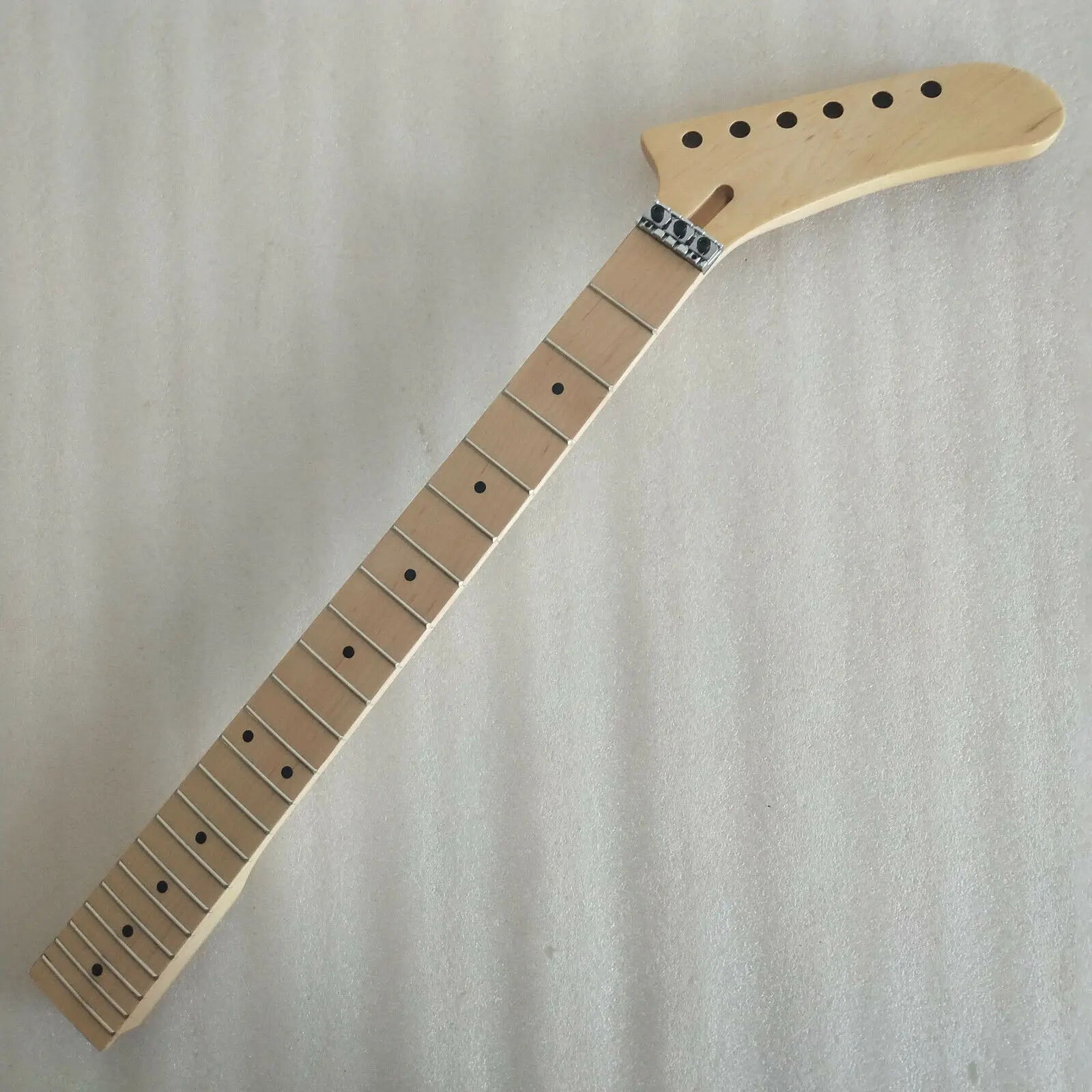 Электрическая гитара Gloss Maple 22 лада Шейная Банановая головка Floyd Rose nut|Детали и