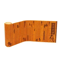 bamboo book chinese ancient culture literature military art of war of sun tzu in chinese quan juan 23 cm x 140 cm