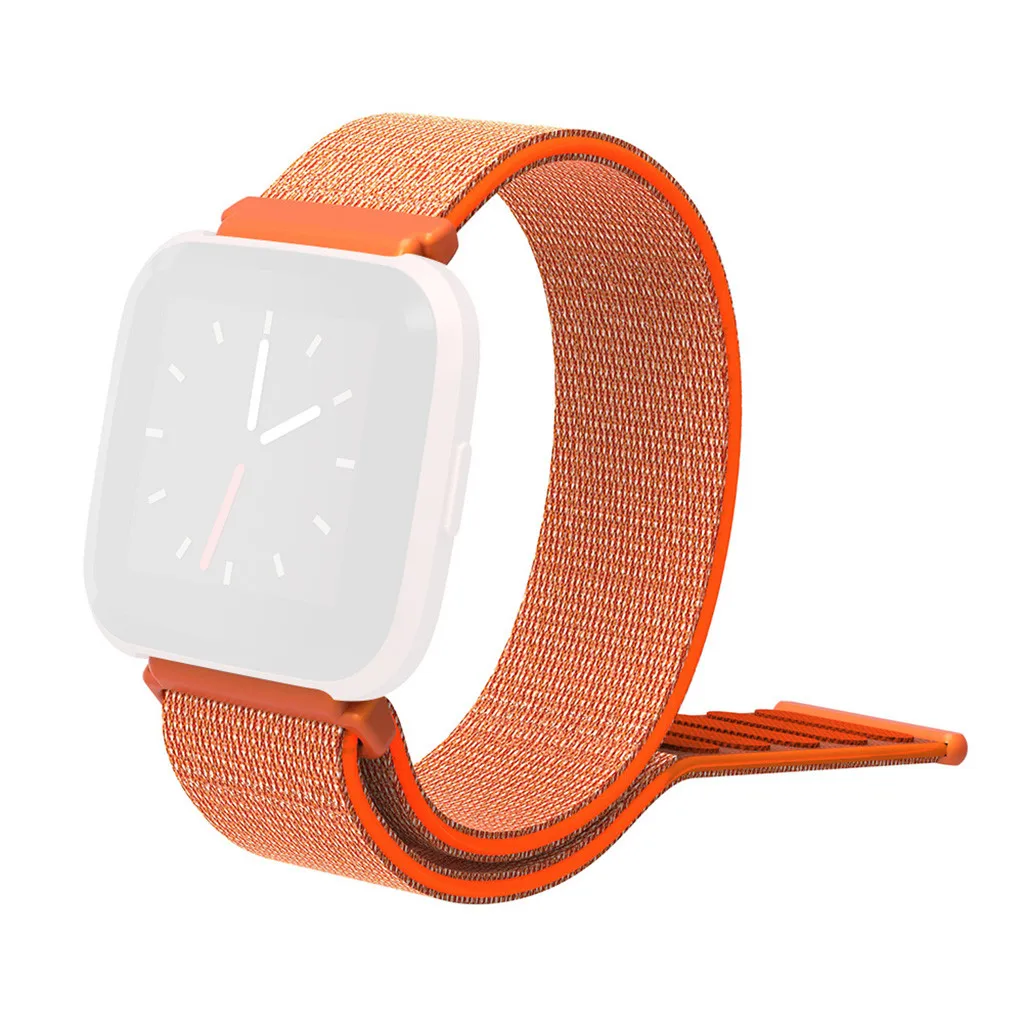 E Для Fitbit Versa 2 ремешок Волшебная наклейка Нейлоновый Регулируемый сменный ремешок на запястье для Fitbit Versa 2 аксессуары FW3 - Цвет: E