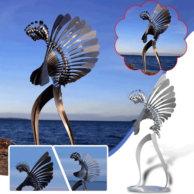 

Unique And Magical Metal Rotating Windmill Humanoid windmill Outdoor Wind Spinner Yard Patio Lawn Garden Decoration Dropshipping