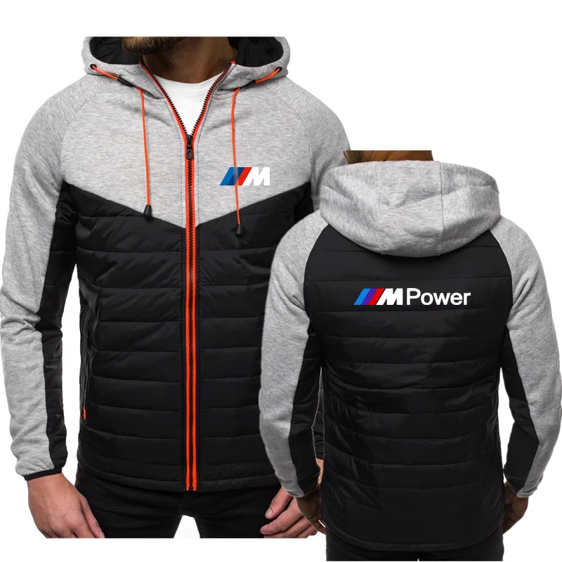 

Men's ultralight jacket, men's jacket, casual jacket, color matching, hooded windbreaker, zip up hoodie，streetwear，autumn series