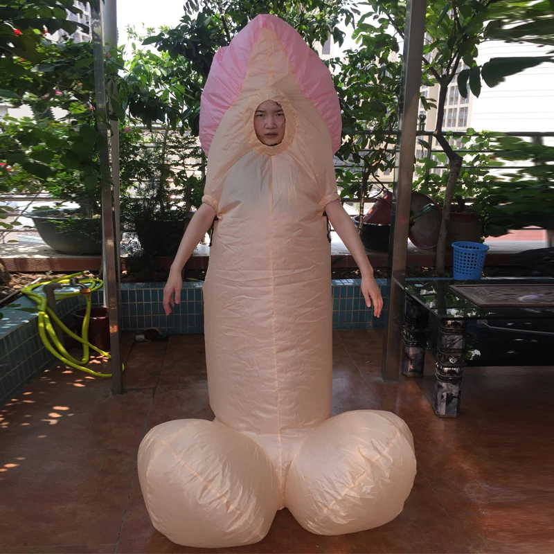 Бесплатная доставка надувной костюм для пениса нарядное платье взрослых