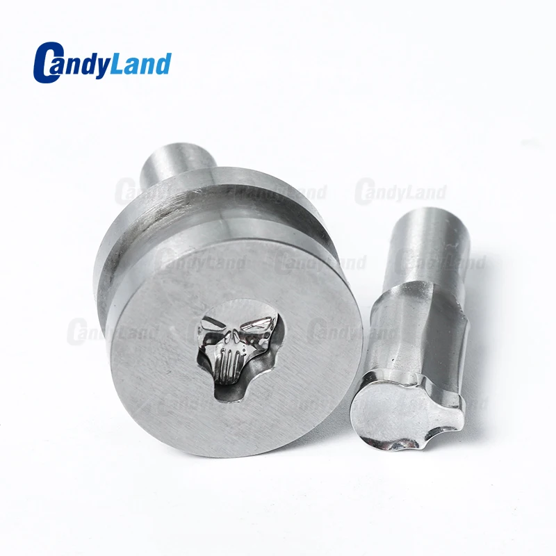 3D штамп CandyLand в виде черепа штамповочная пресс-форма для конфет Штамповка с