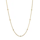 316L нержавеющая сталь модные ювелирные украшения золотой Цвет минимализм Подвески из бисера цепочка из змеиных костей колье-чокер, ожерелье с подвеской для женщин