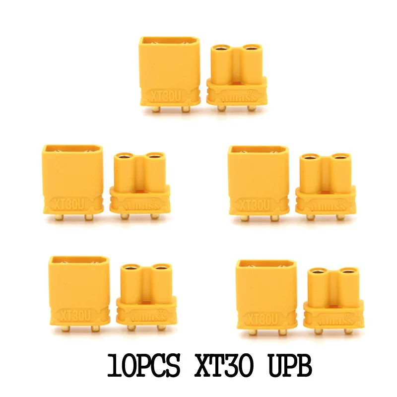 10 шт. XT60 XT-60/XT60+/XT30UPB мужской женский пулевые Разъемы Вилки F XT60 для RC FPV Lipo батарея RC Quadcopter(5 пар - Цвет: 10PCS XT30UPB