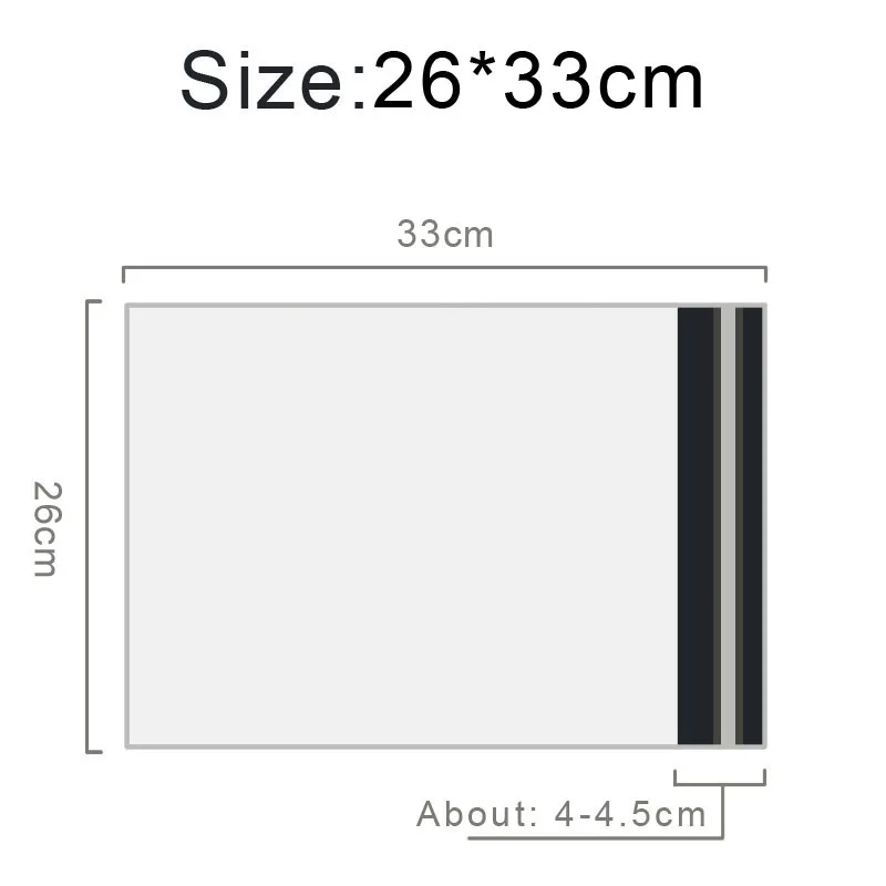 

50pcs Color Express Bags 26x33cm Plastic Poly Mailers Envelope Self Seal Mail Bags Postal Packaging Shipping Courier Bag