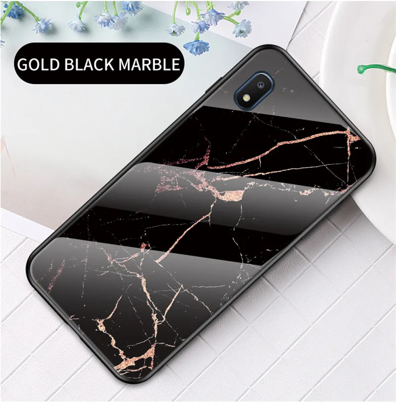 Для Meizu M5 M6 M8 M9 Note мраморный узор градиентный закаленное стекло задняя крышка для Meizu M6T M5S M5 Мягкий ТПУ Край Оболочка Чехол