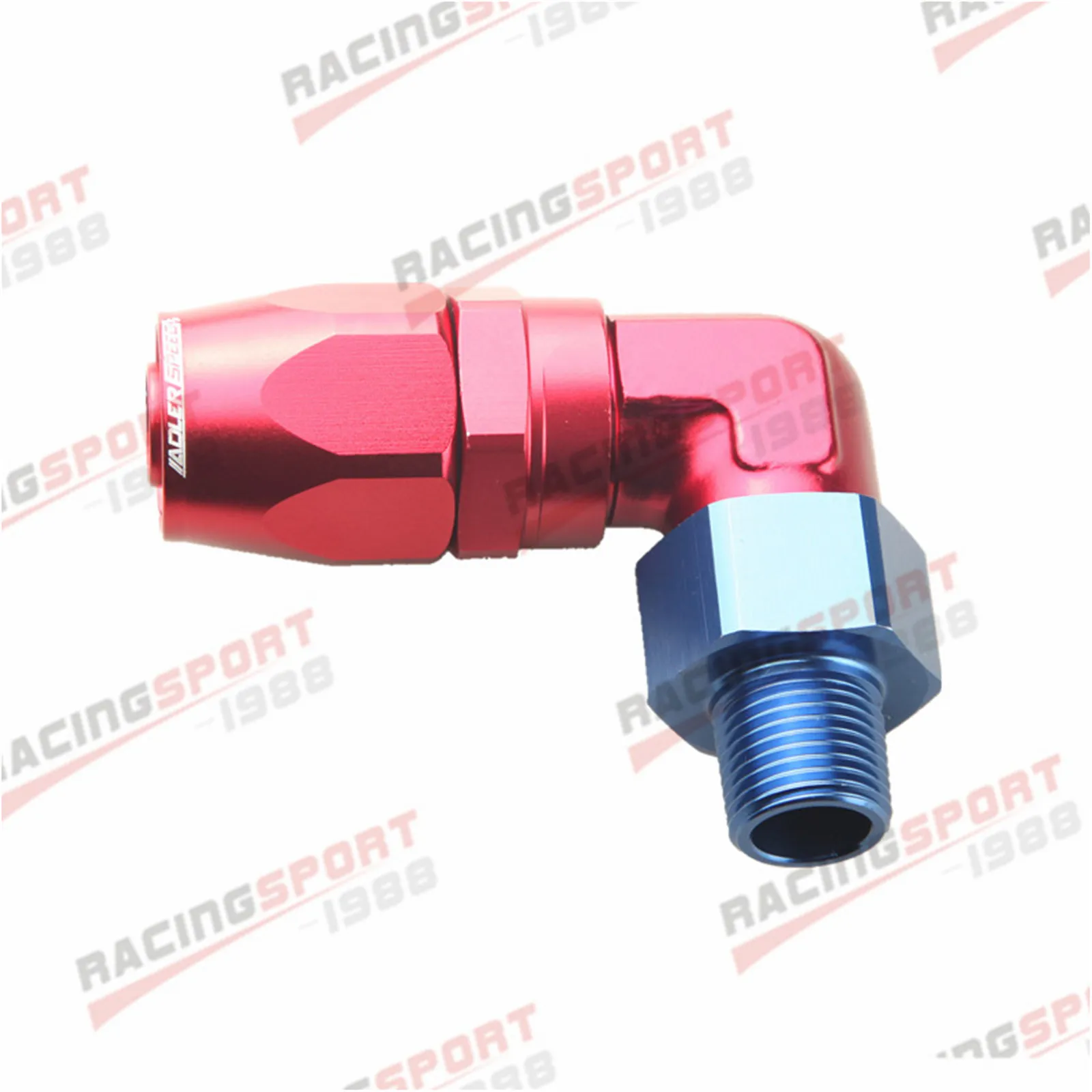 -10 AN 10AN до 3/8 &quotNPT 90 градусов поворотный концевой фитинг шланга адаптер
