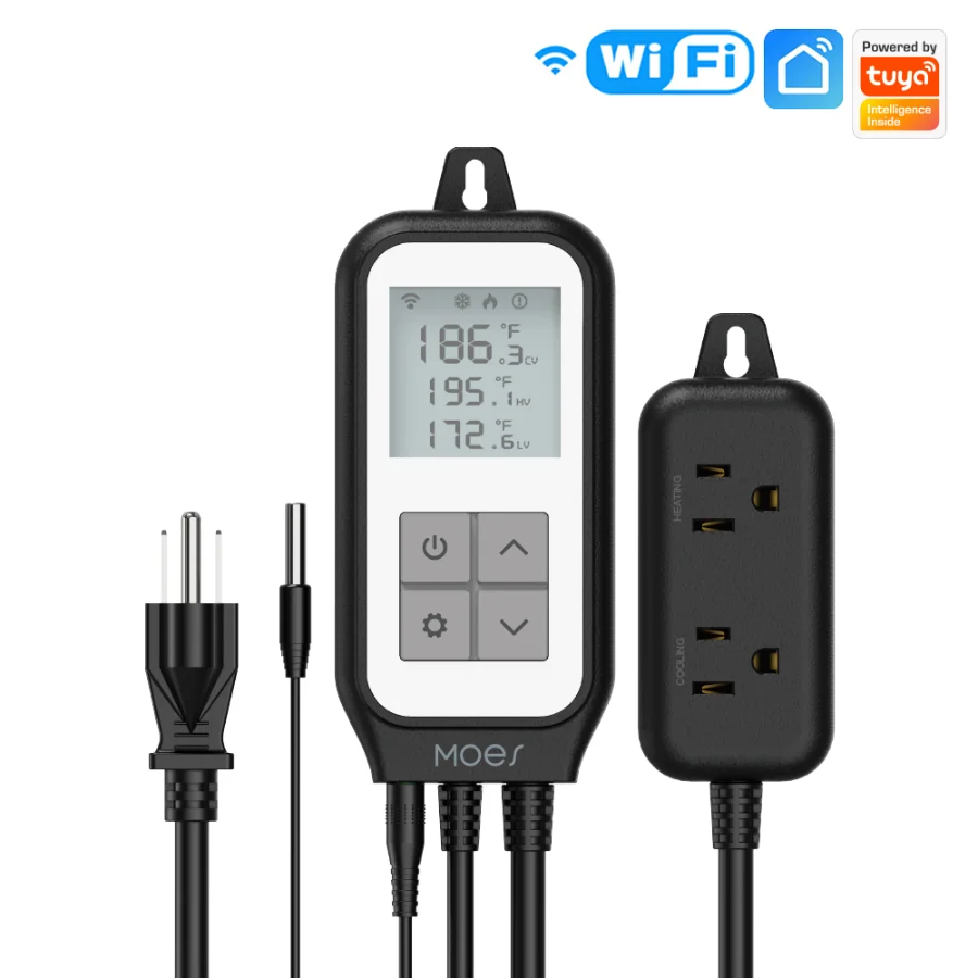 

Цифровой термостат с Wi-Fi и управлением через приложение