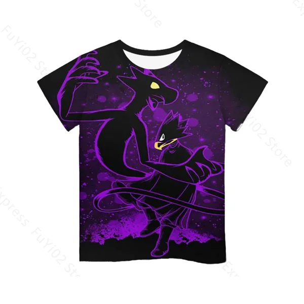 

3D Print Kids T Shirts My Hero Academia Tee 2020 Hot Sale Shirt Summer Short Sleeve Tops Boy Girl Short Sleeve Printed Print Top