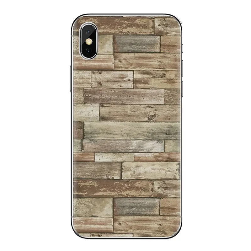 Пастельный Деревянный Цветной блокирующий узор мягкий ТПУ чехол для телефона iPod