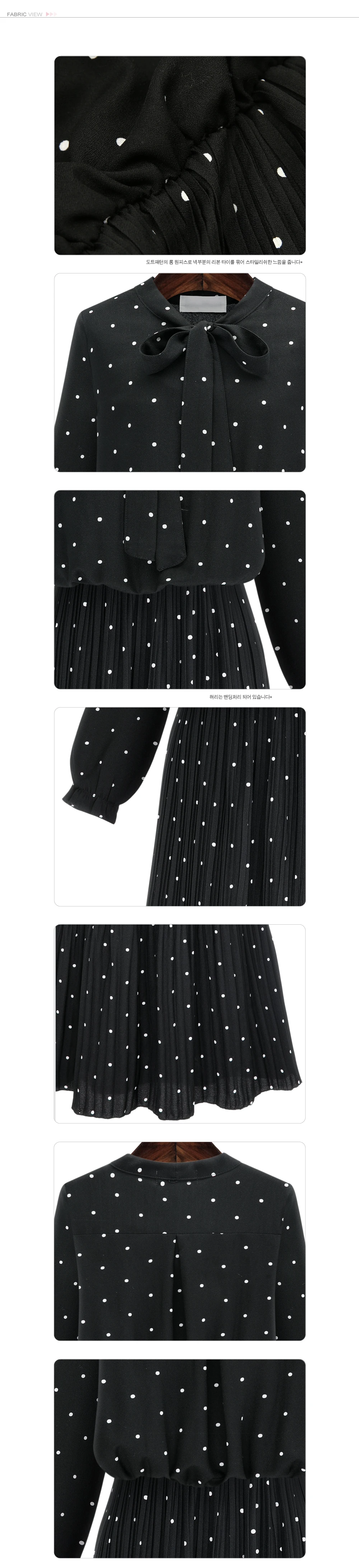 Blusas femininas элегантное женское платье платье с длинным рукавом женское длинное платье в горошек с бантом черные шифоновые платья 3XL размера плюс 1475 45