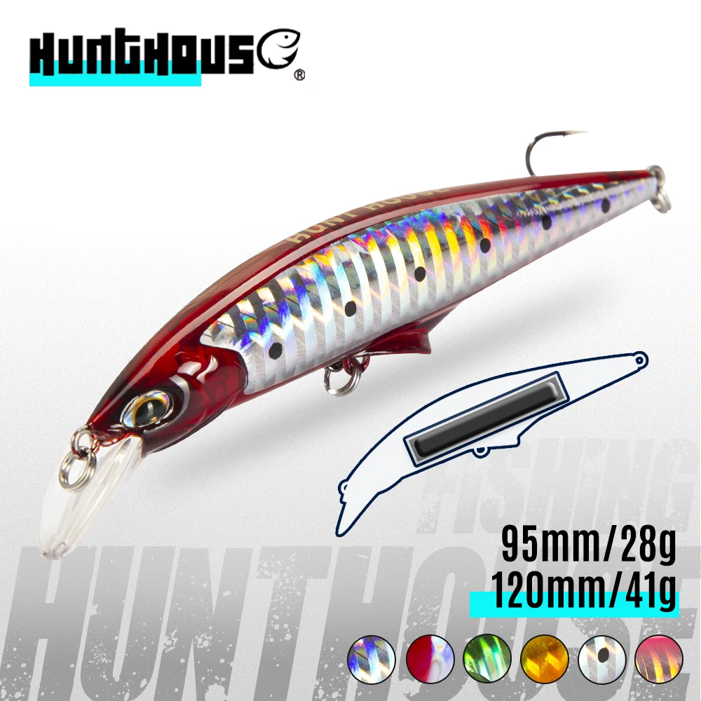 Оригинальная Тонущая рыболовная приманка G control Hunthouse 95/120 мм 28/41 г свимбейт