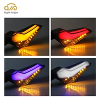 night knight motorcycle led turn signals light amber flasher indicator blinker rear lights tail lamp accessories universal 12v