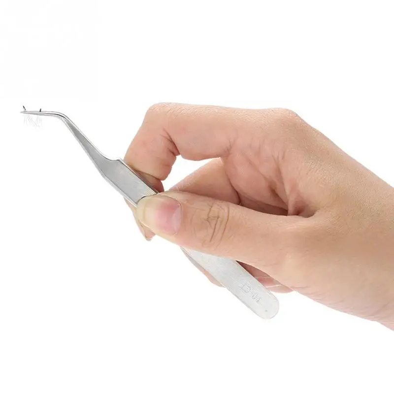 Пинцет из нержавеющей стали для наращивания ресниц щипцы инструмент сбора