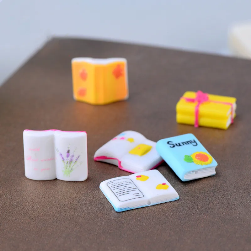 DIY креативный мультфильм мини-книга модель смолы наполнитель слизи комплект Diy аксессуары полимерная глина талисманы Интерактивная детская игрушка