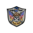 Вышивка Gunfighter, патч, термоклейкий значок для одежды, армейские мотоциклетные байкерские наклейки