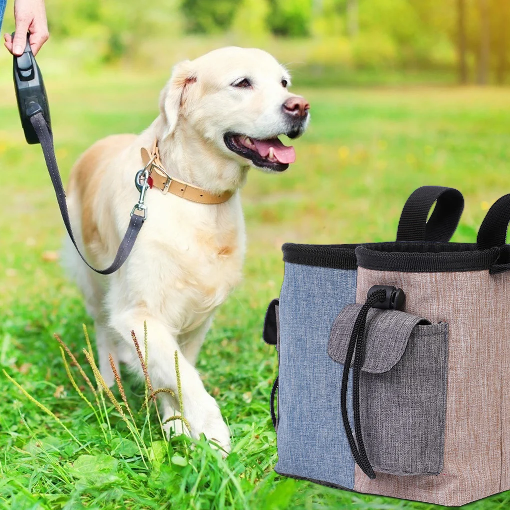 

Pet Training Bag Foot Storing Waist Bag Poop Bag Dispenser Adjustable Pet Training Fanny Pouch