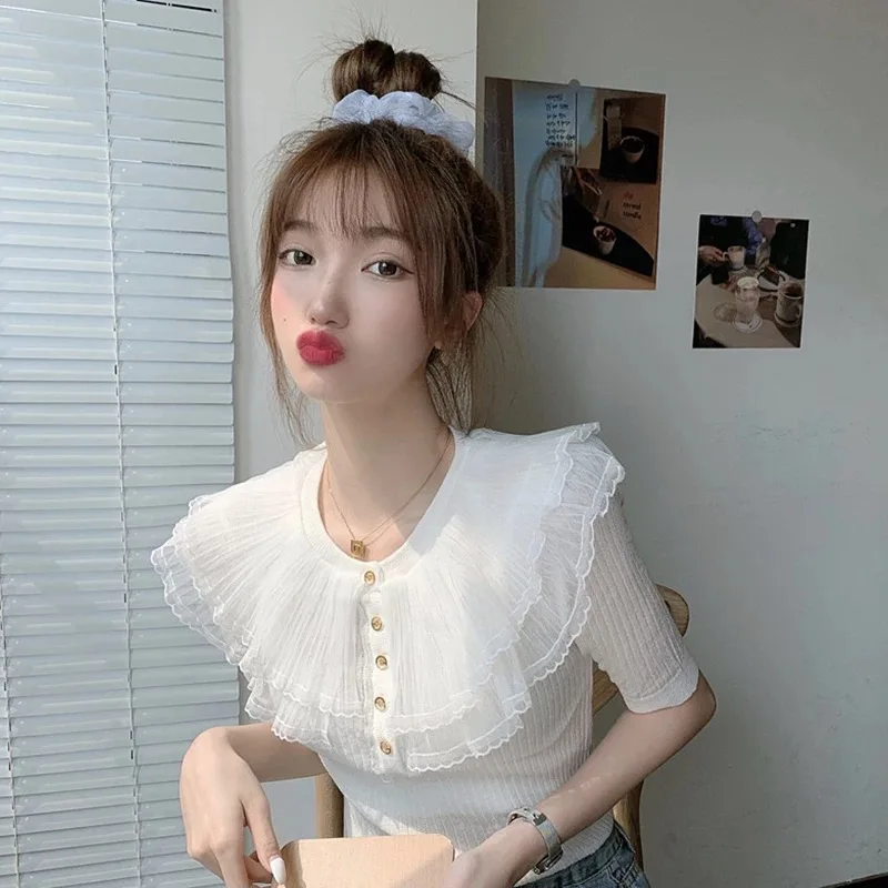 

Women Cotton khaki Fashion Cotton Ladies Tee Shirt Short Sleeve Tops Tee Shirt