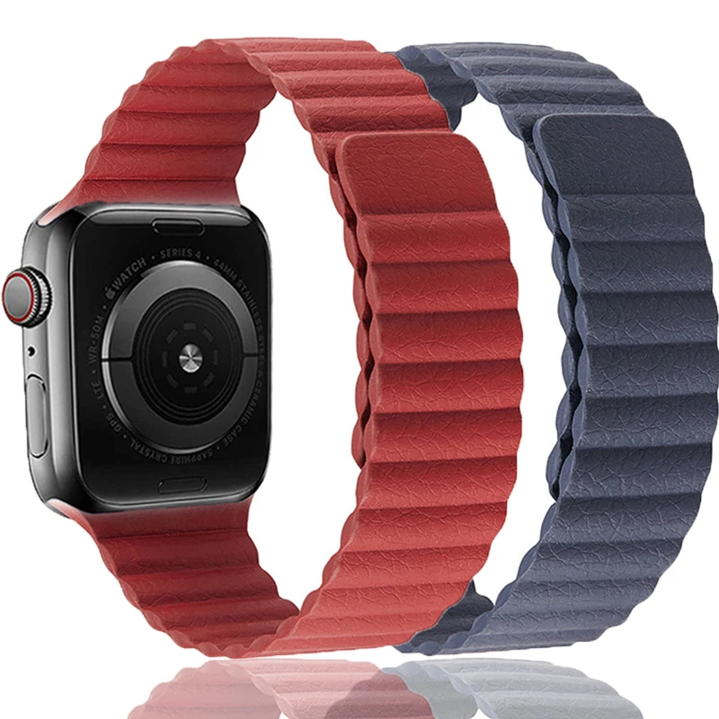 Magnetic Leather Strap for Apple Watch Band 40mm 44mm 38mm 42mm Watchband Loop Belt Bracelet Smartwatch Correa IWatch 7 5 6 4 Se
Magnetic Leather Strap for Apple Watch Band 40mm 44mm 38mm 42mm Watchband Loop Belt Bracelet Smartwatch Correa IWatch 7 5 6 4 Se